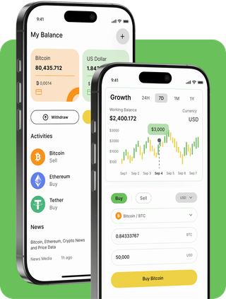 Byttelseri trading platform with live market data